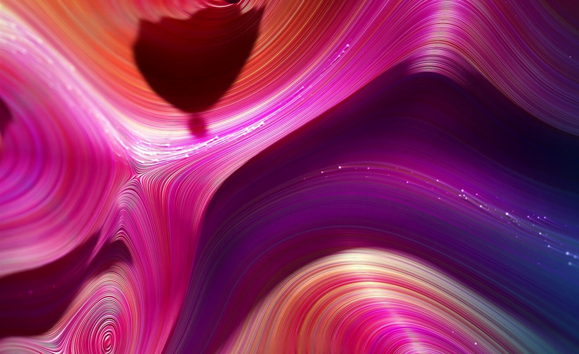 Волны розово-сиреневые