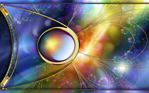 Фон с кругом