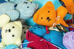 Мишки спицами