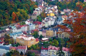 Карловы Вары цветные домики