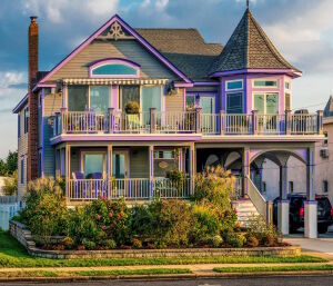 Сиреневый домик