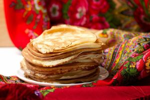 Блины и платок