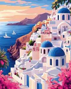 Санторини городок