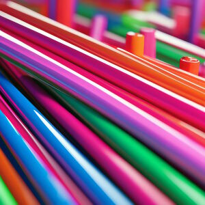 Разноцветные трубочки
