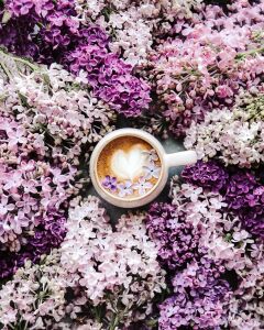 Сирень и кофе