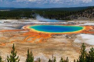 Йеллоустонский национальный парк кратер