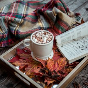 Осенний напиток с маршмеллоу