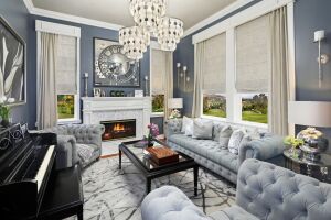 Серые диваны