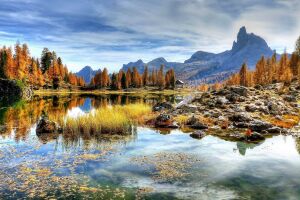 Озеро Федера Доломиты