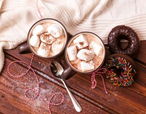 Две порции какао