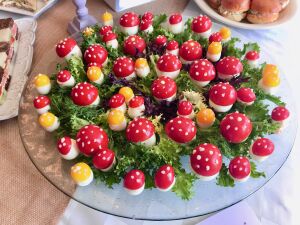 Мухоморчики на тарелке