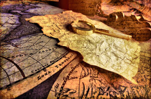 Старые карты и письмена