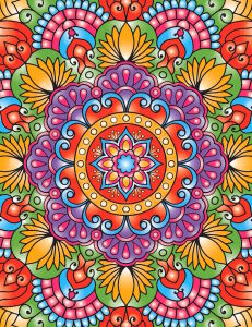 Цветочная аппликация