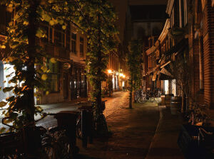 Ночь в столице Нидерландов