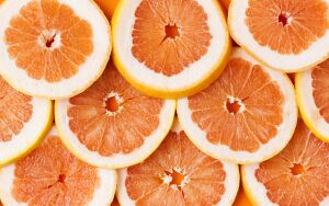 Грейпфрут в разрезе