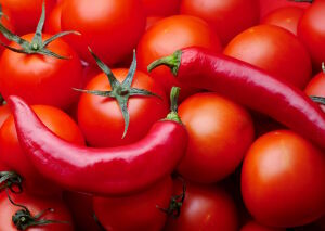 Томаты с перцами