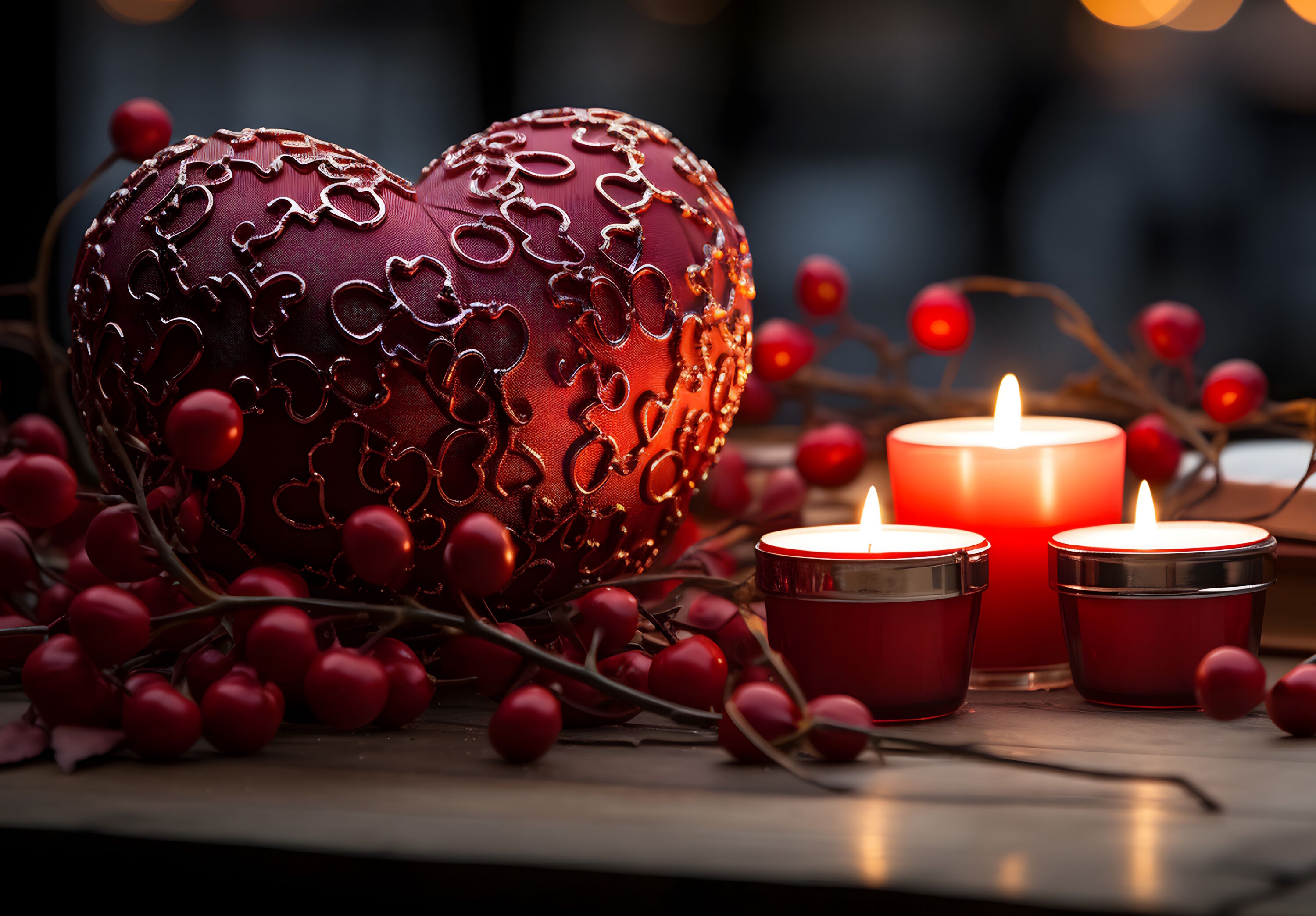 Сердце и свечи