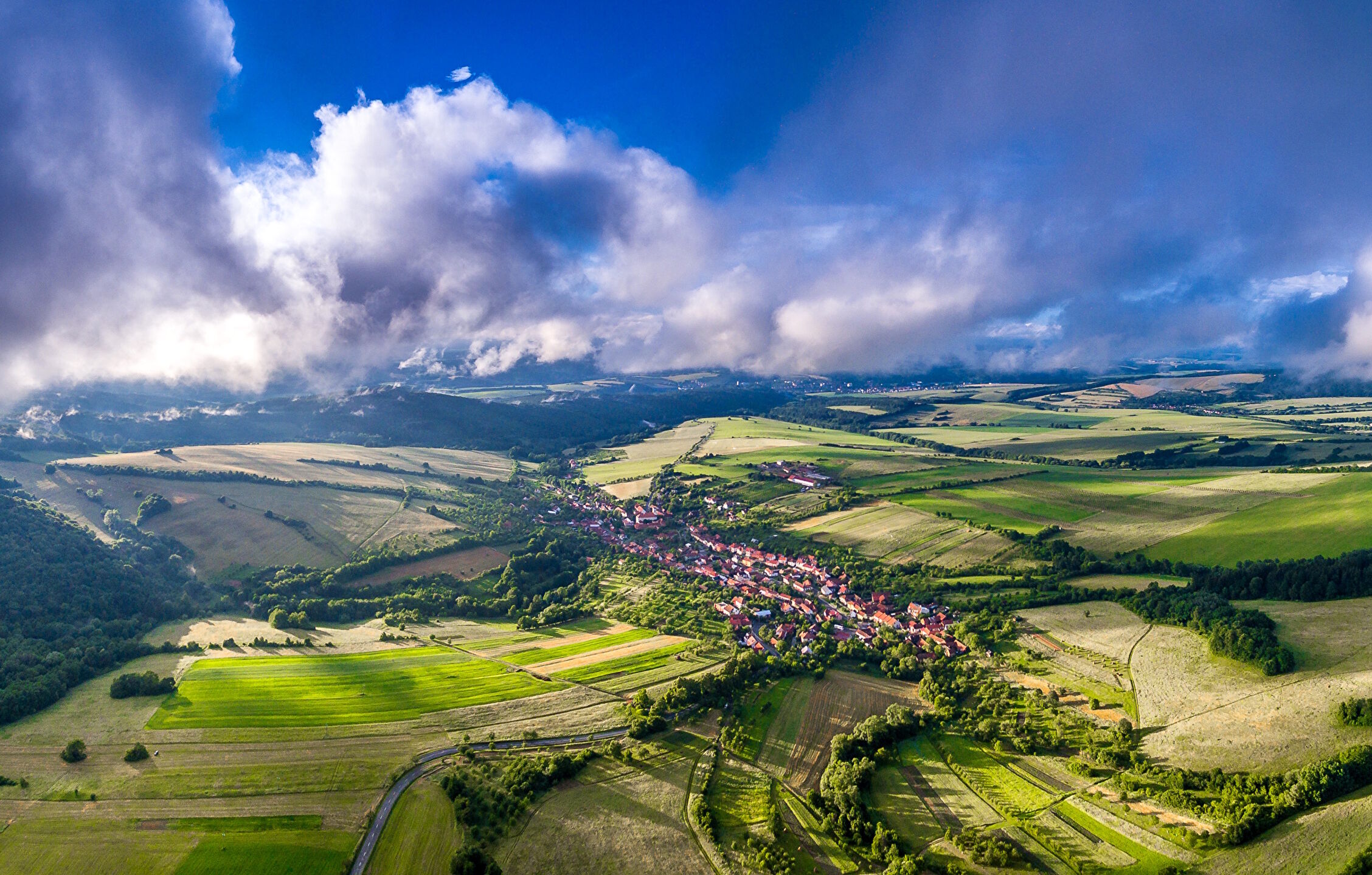 Городок в большой долине