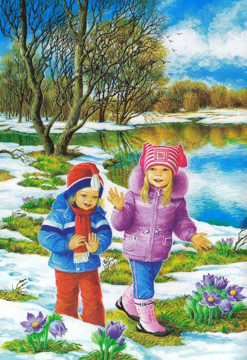 В весеннем лесу