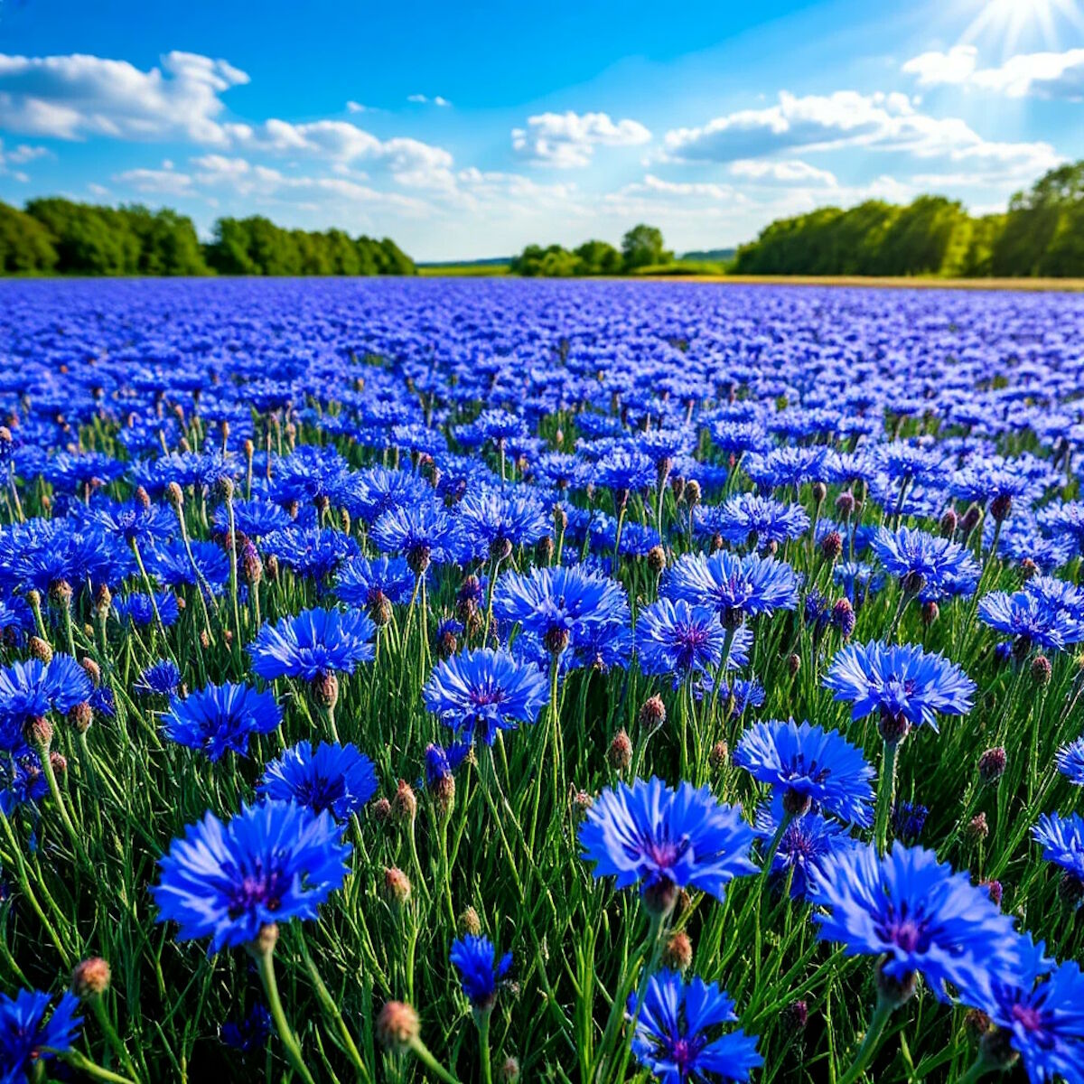 Васильковое поле