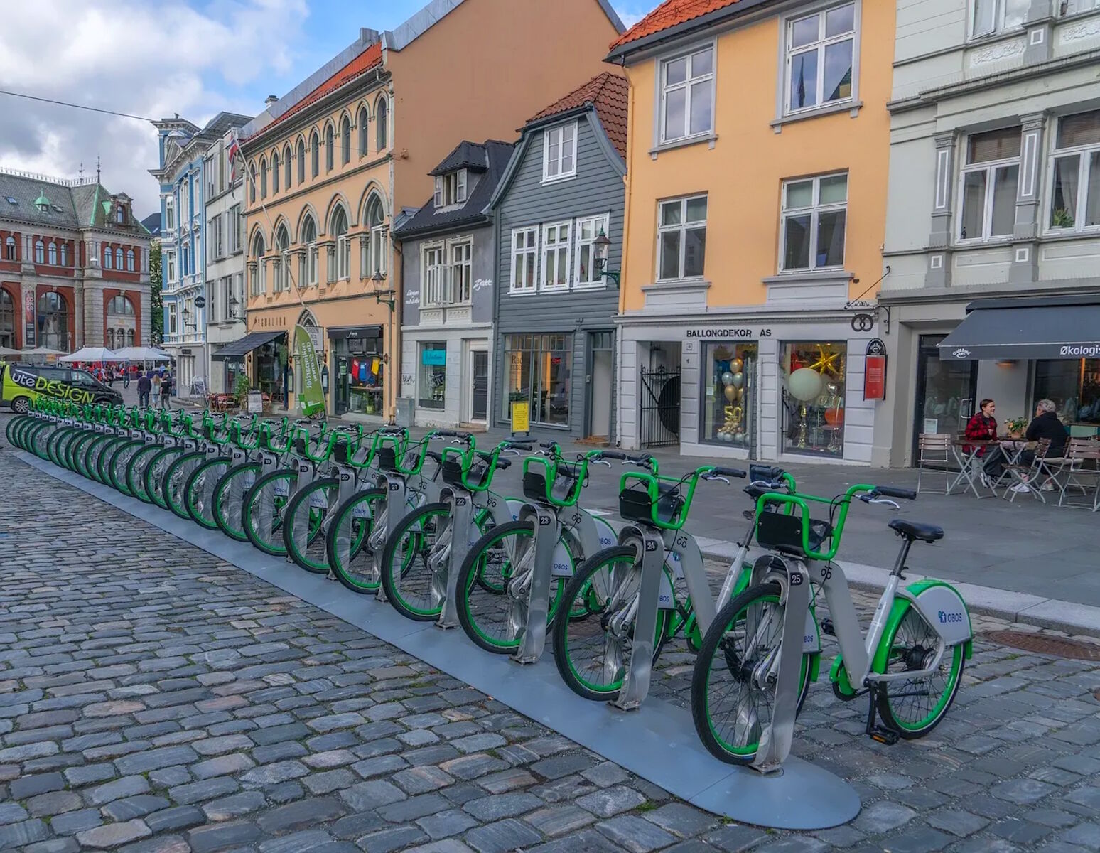 Зеленые велосипеды