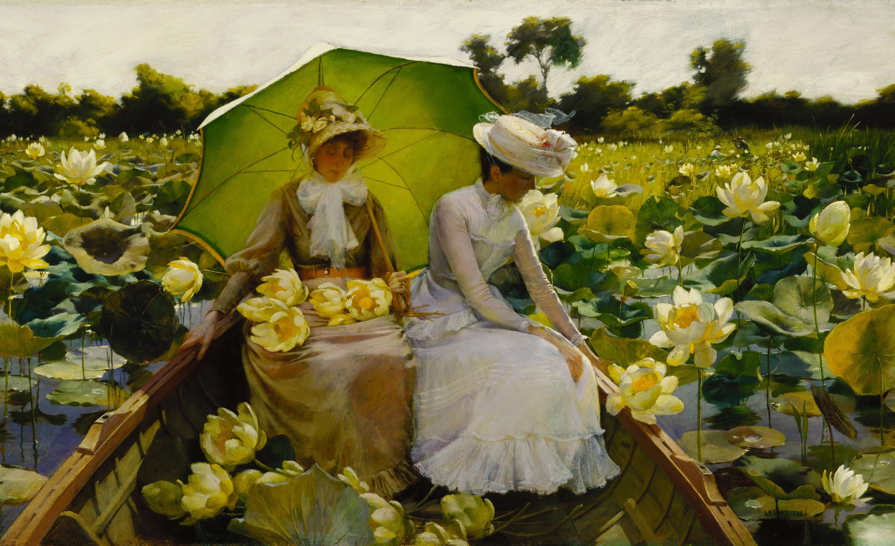 Женщины и лилии