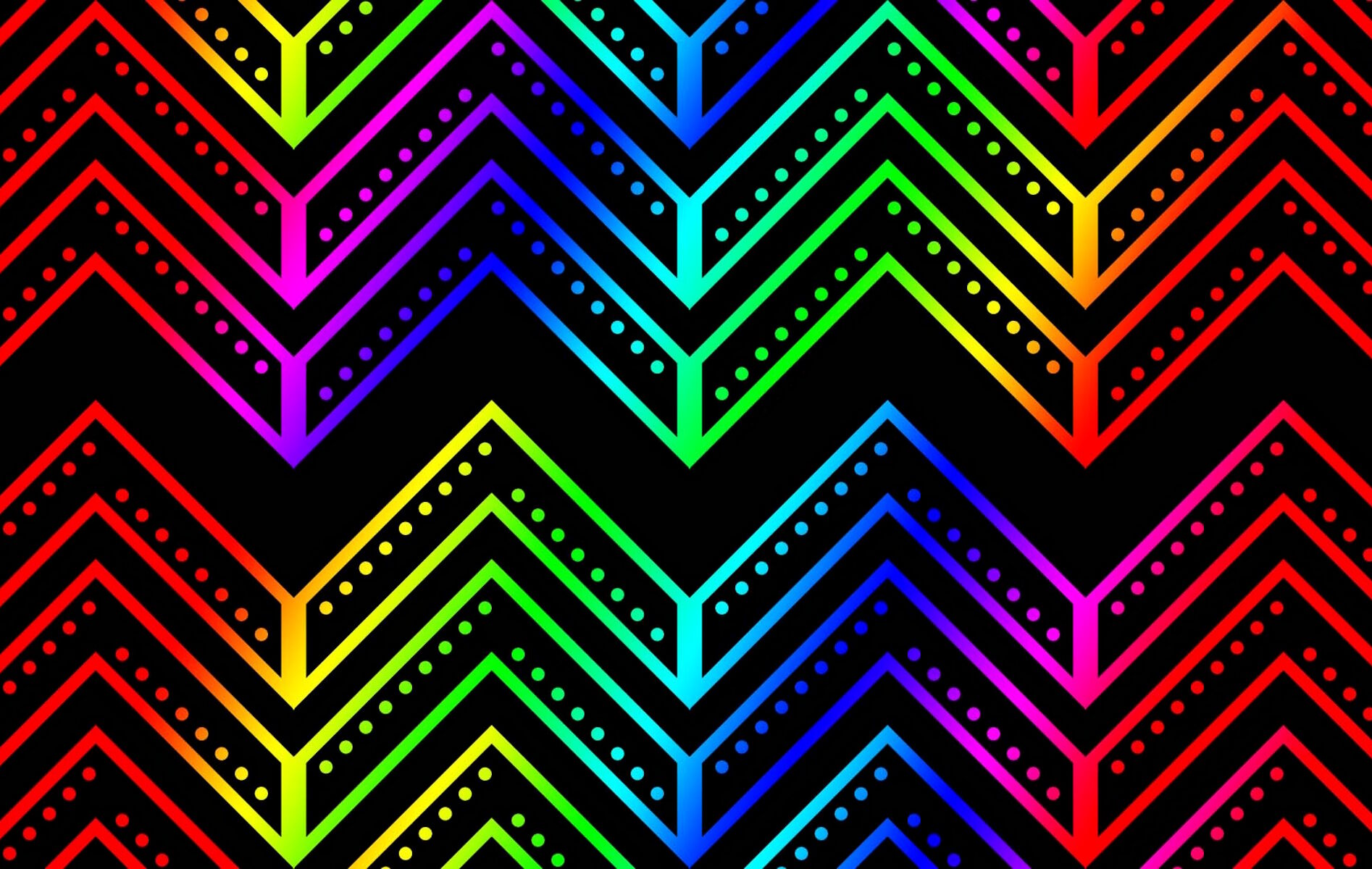 Зигзаги с точками