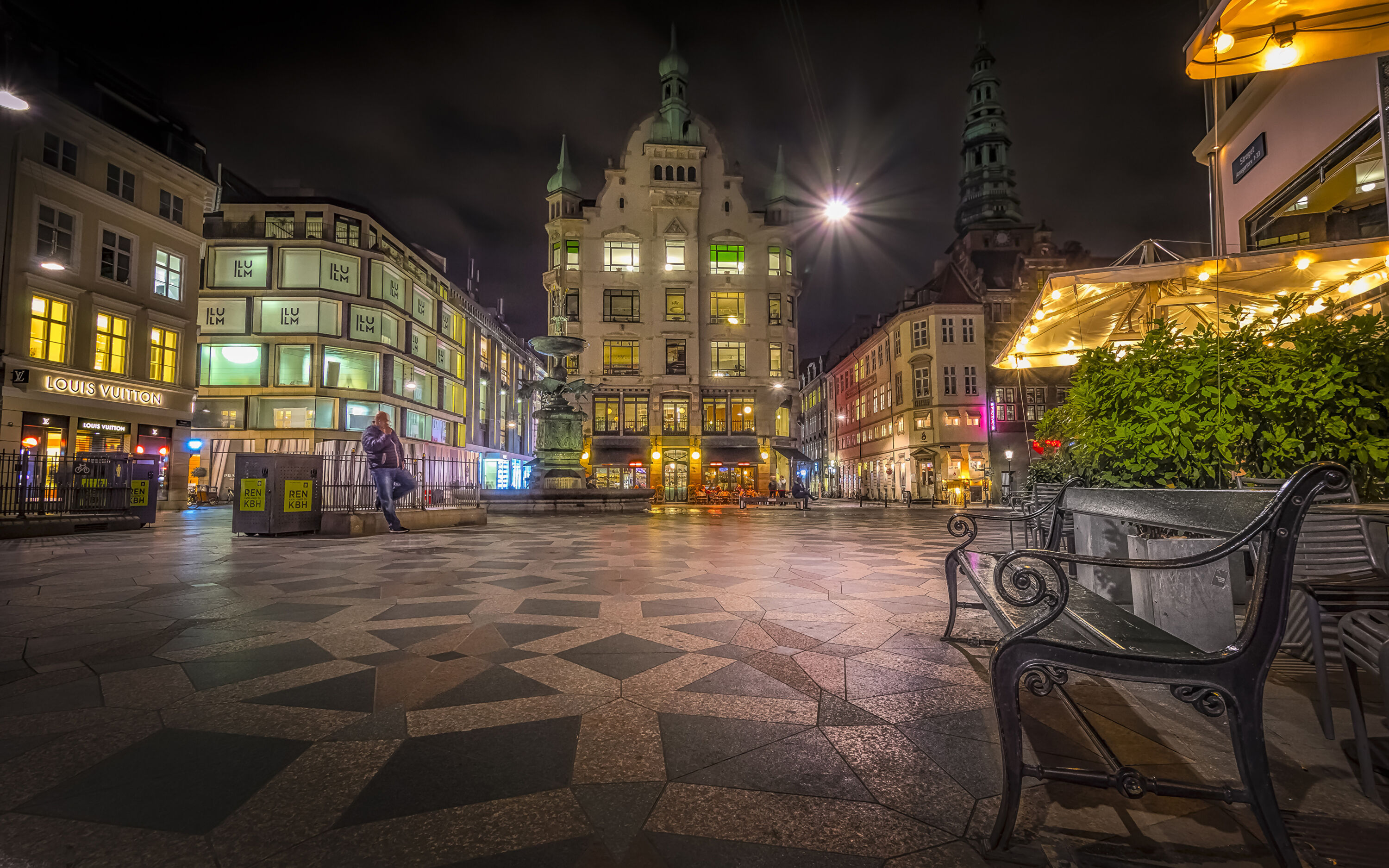 Ночной Копенгаген