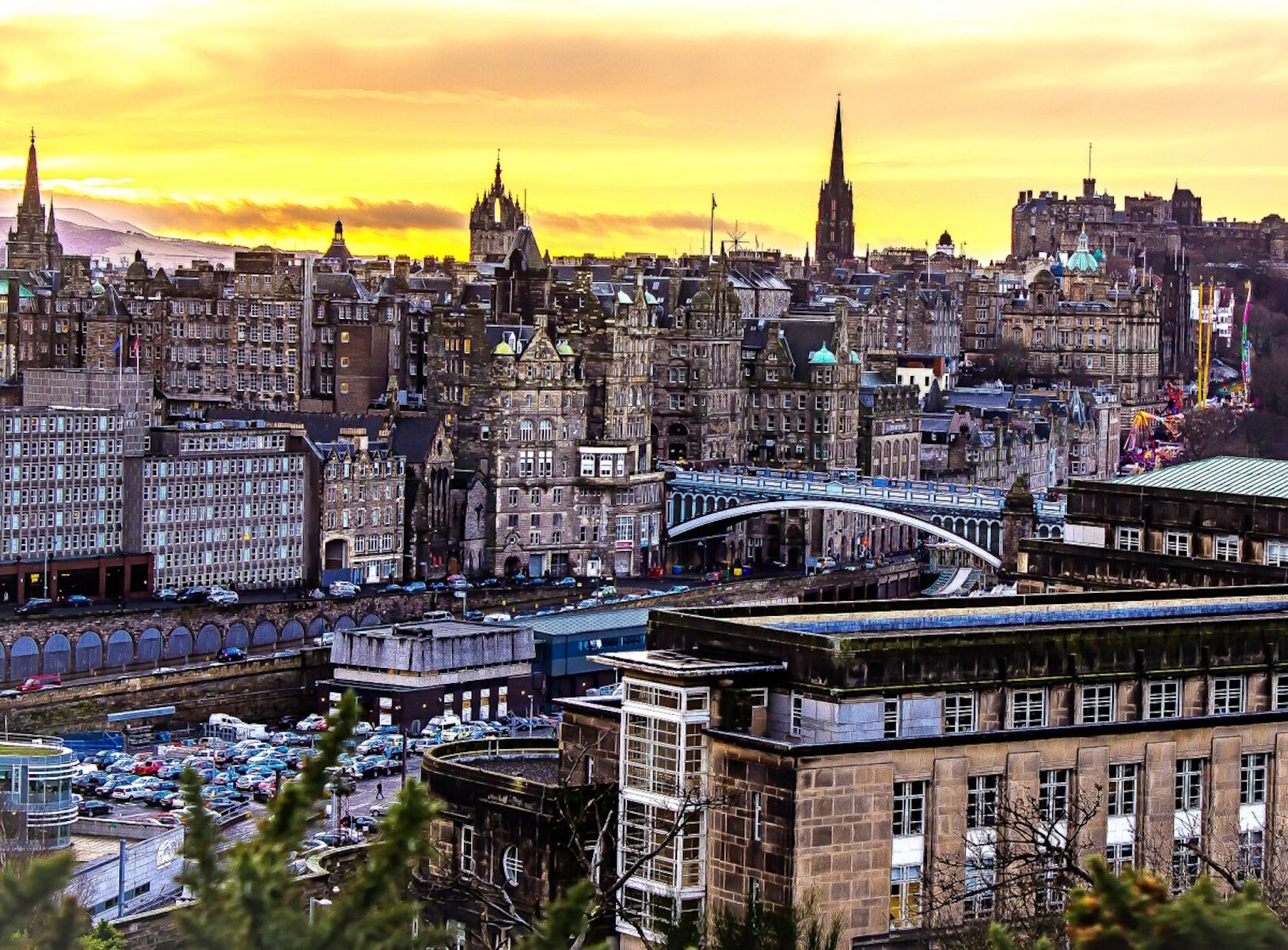 Вечерний Эдинбург