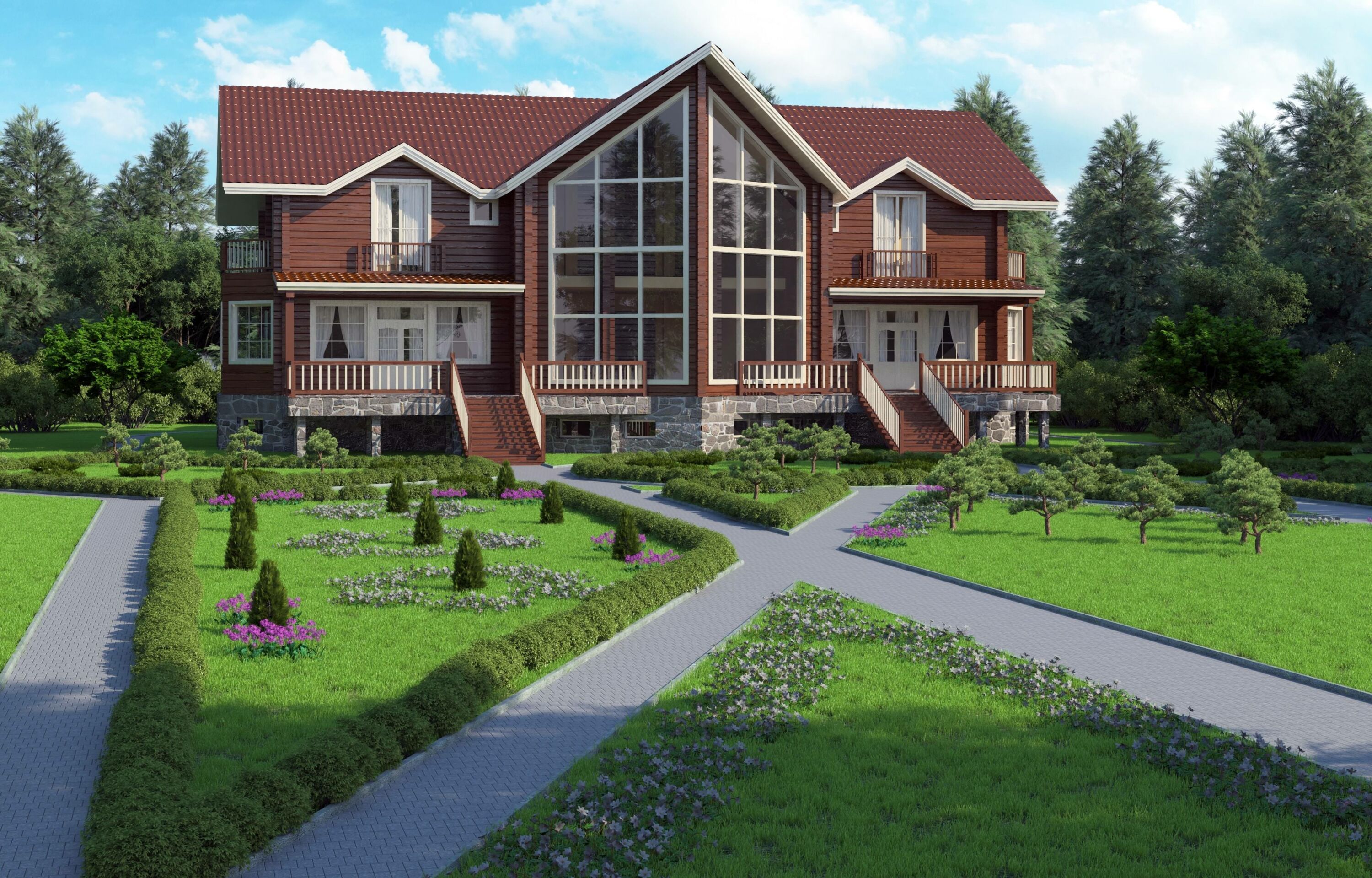 Дом на две семьи