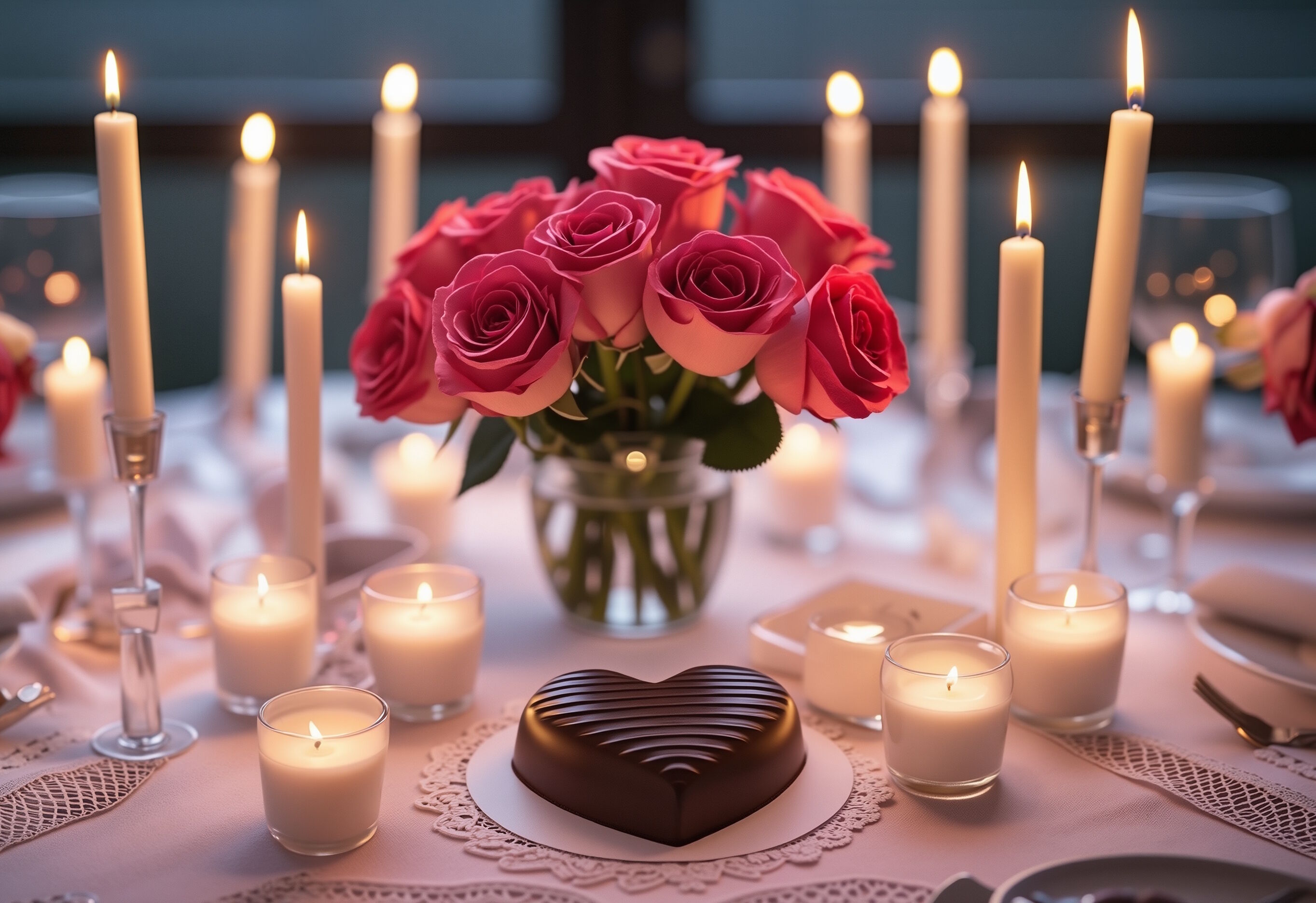 Розы и свечи