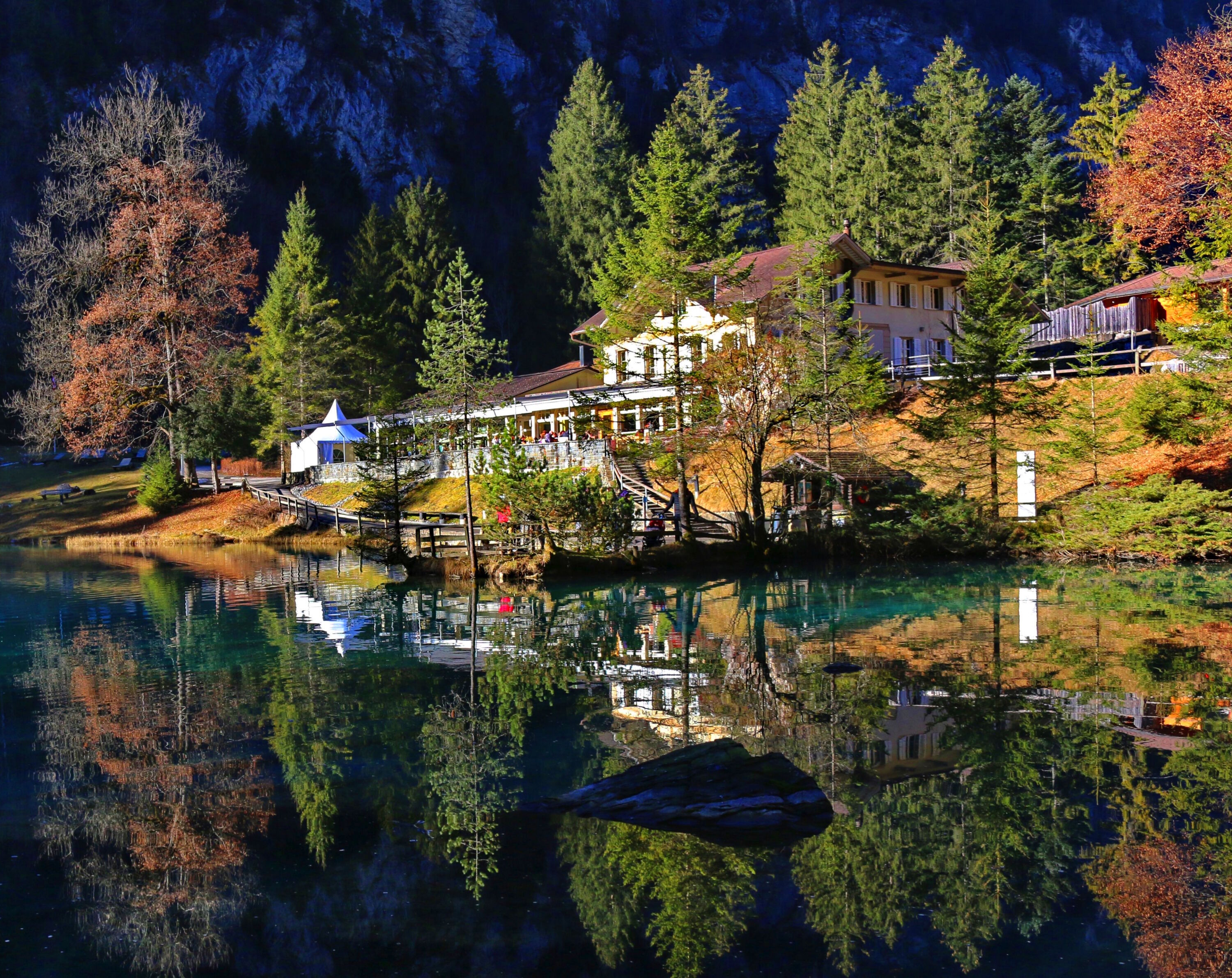 Озеро Блаузее, Швейцария