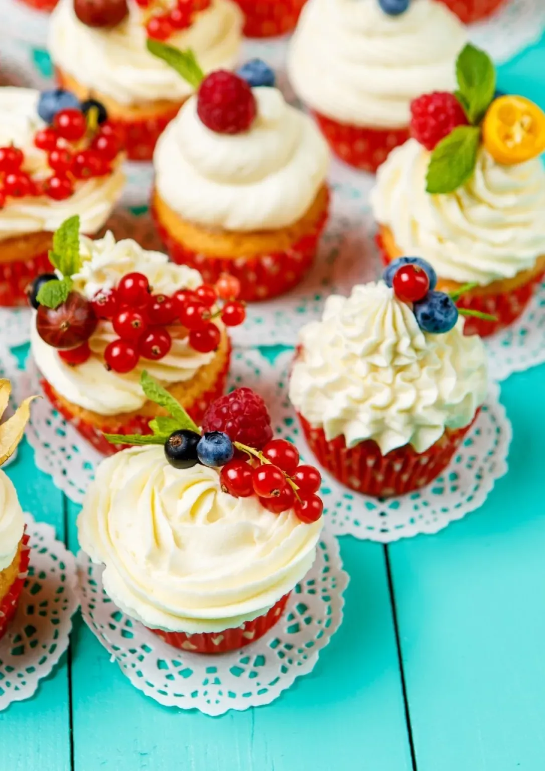 Кексики со смородиной