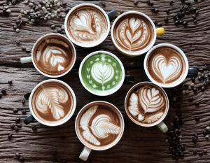 Капучино с рисунком