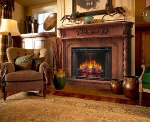 У уютного камина