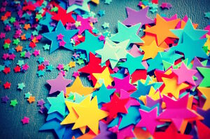 Пластиковые звездочки