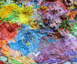 Засохшие краски