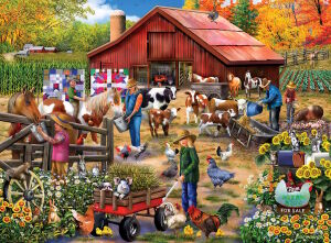 Дети помогают на ферме