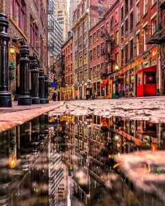 Улицы отражение