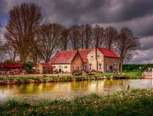 Деревня в провинции Оверэйсел