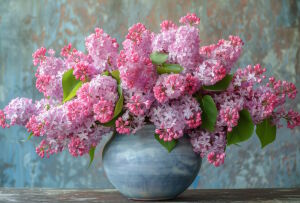 Букет розовой сирени