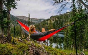 В гамаке у реки