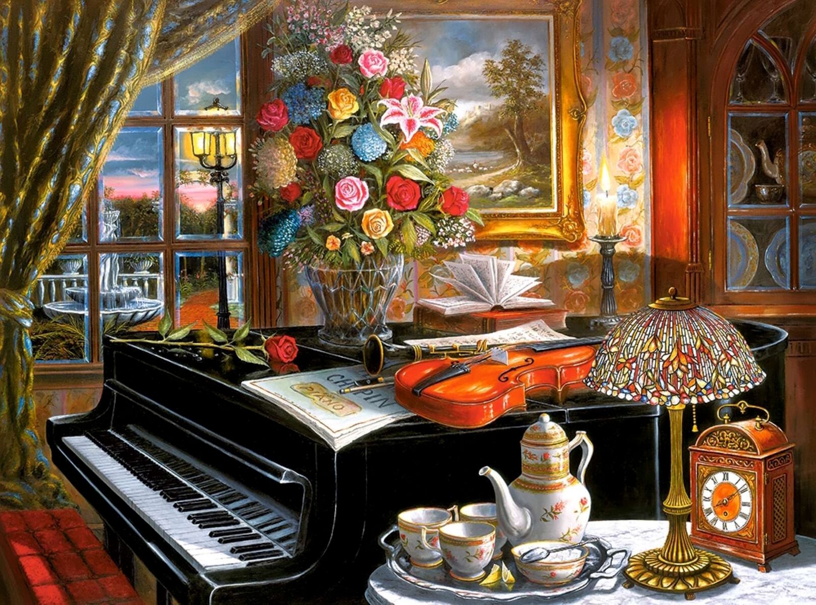 Чаепитие у рояля