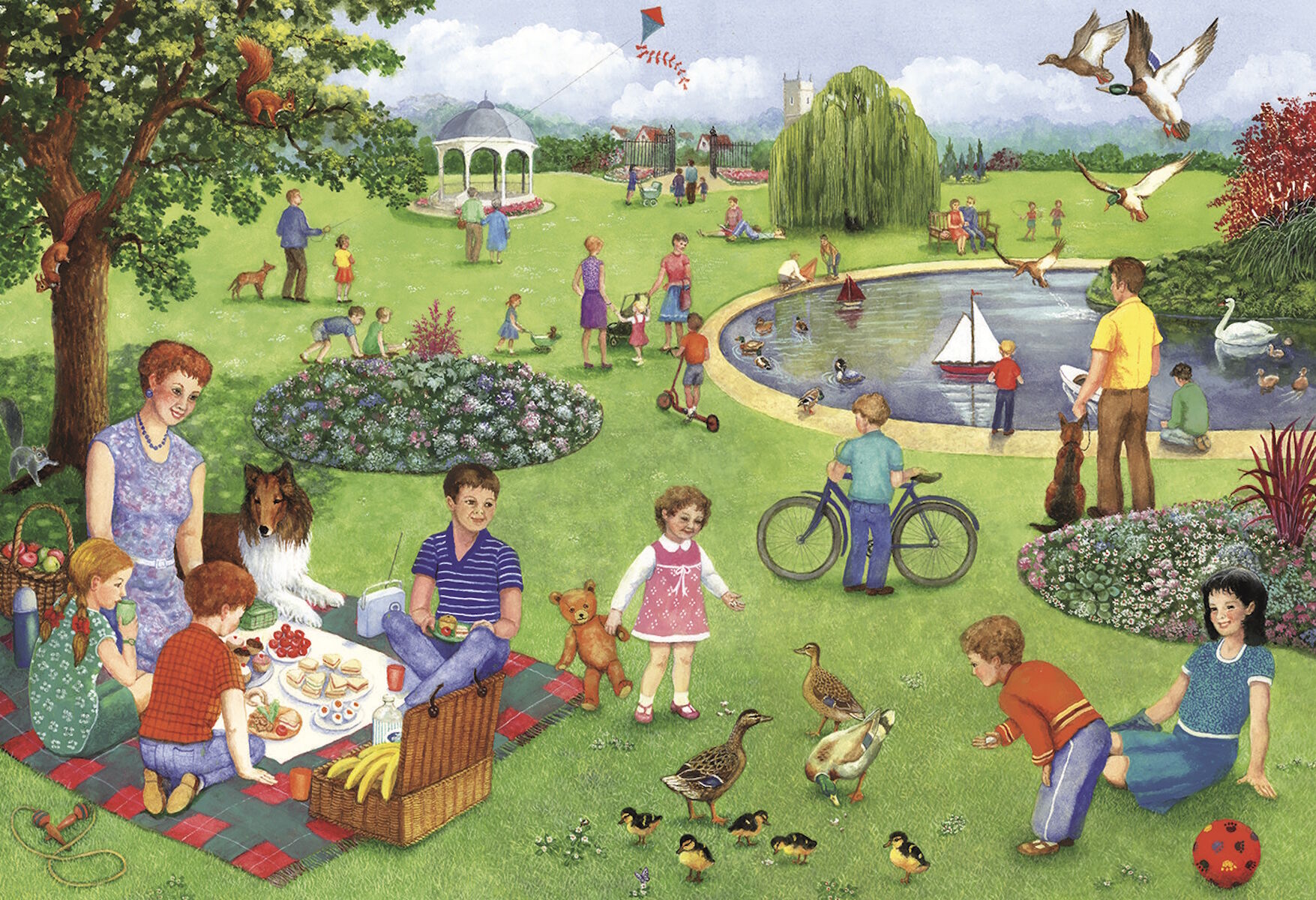 Летний выходной день