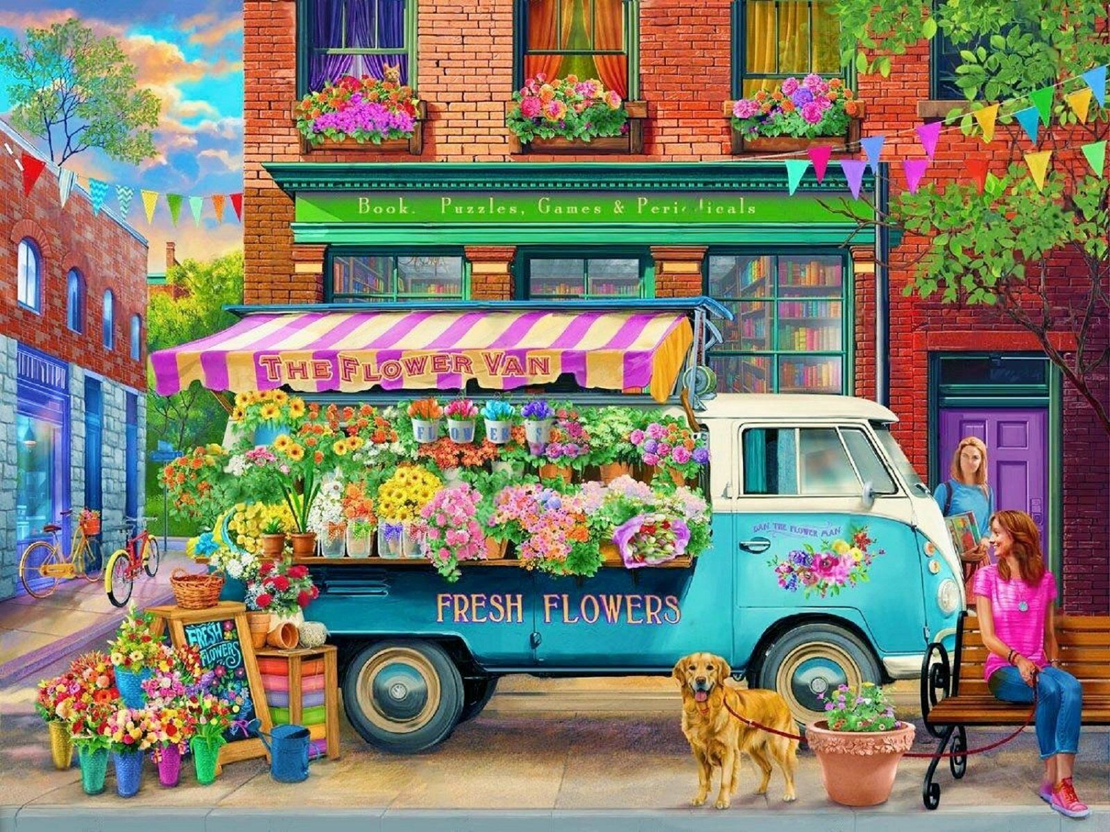 Грузовик с разными цветами