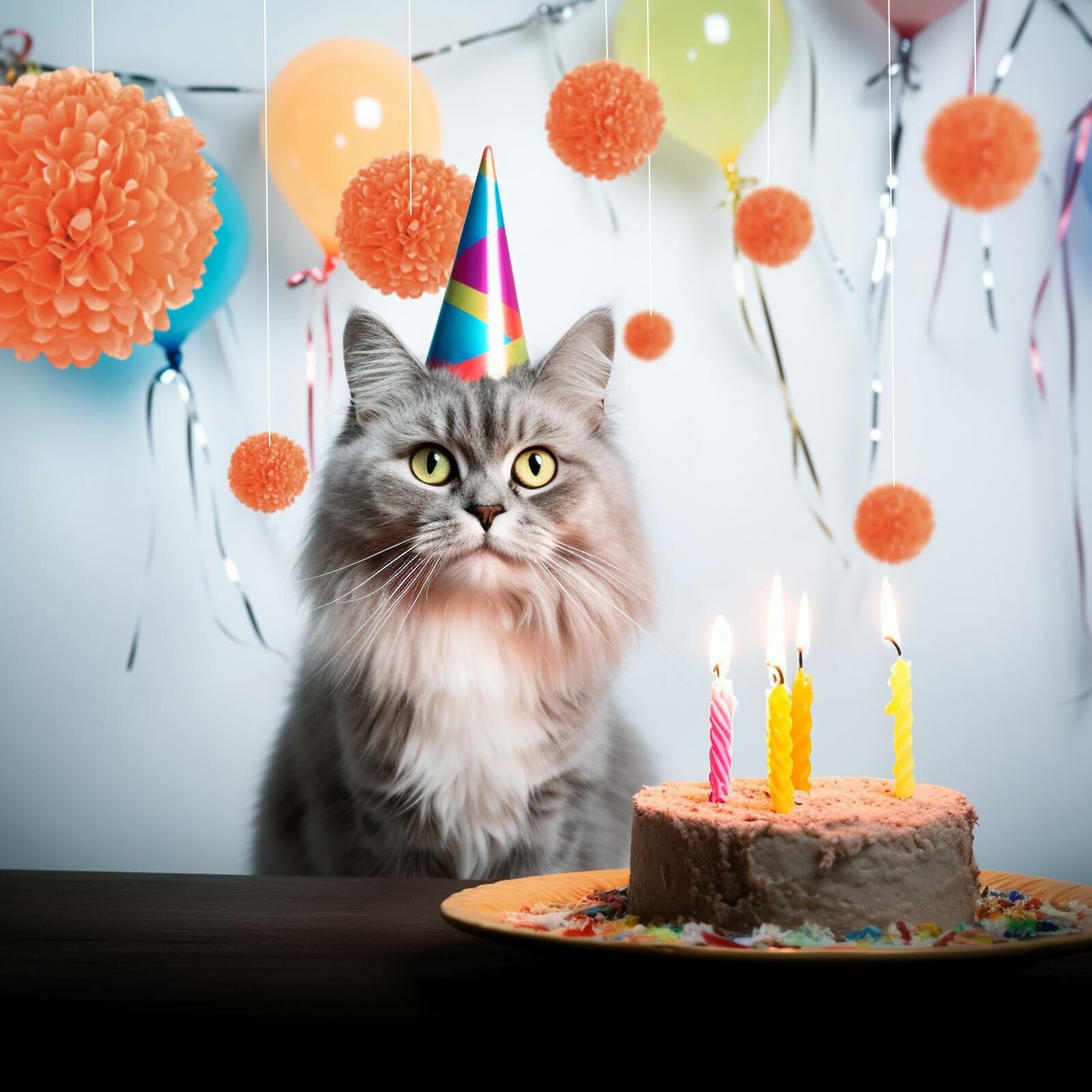 День рождение у кота