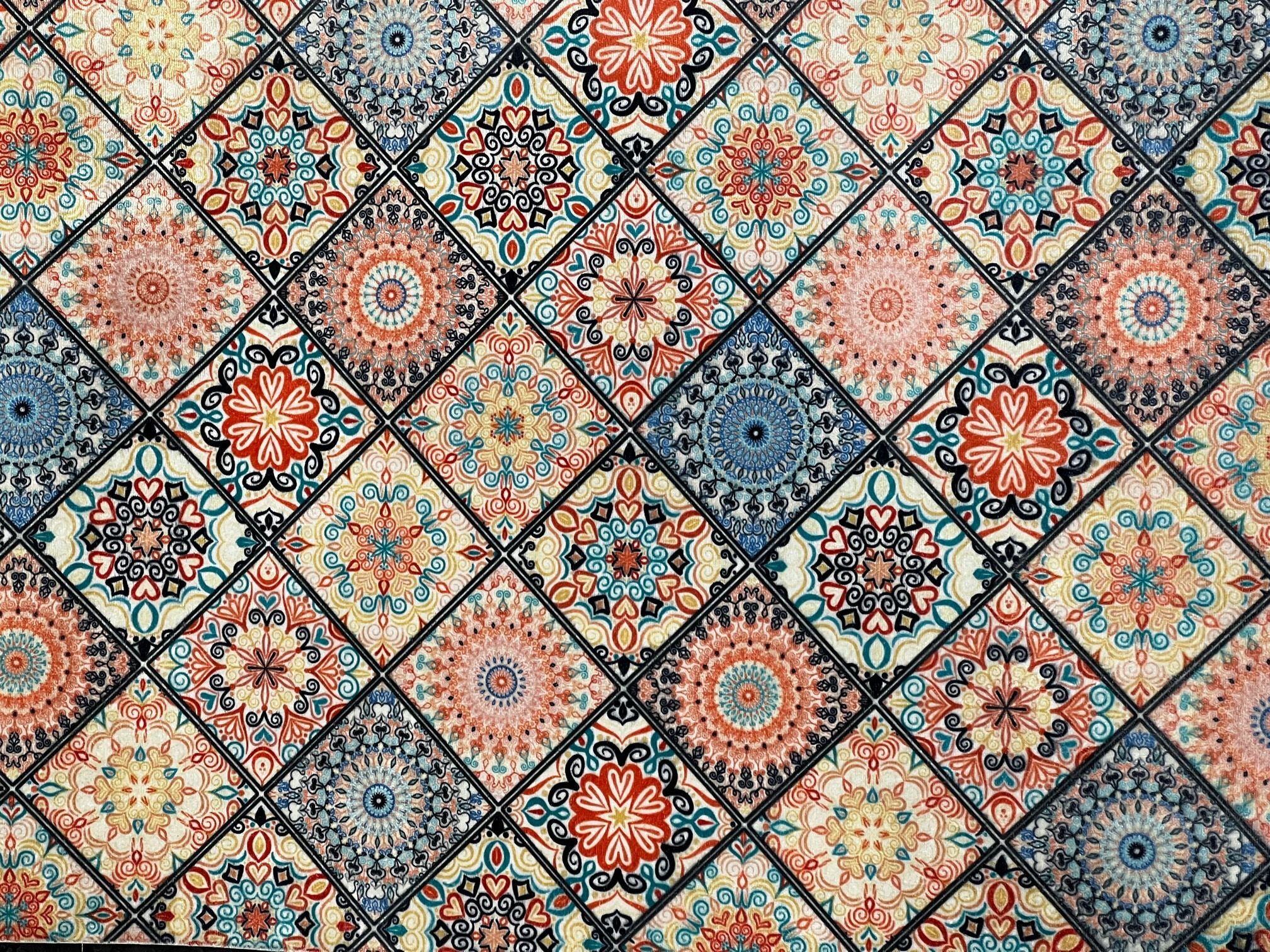 Узоры в ромбах