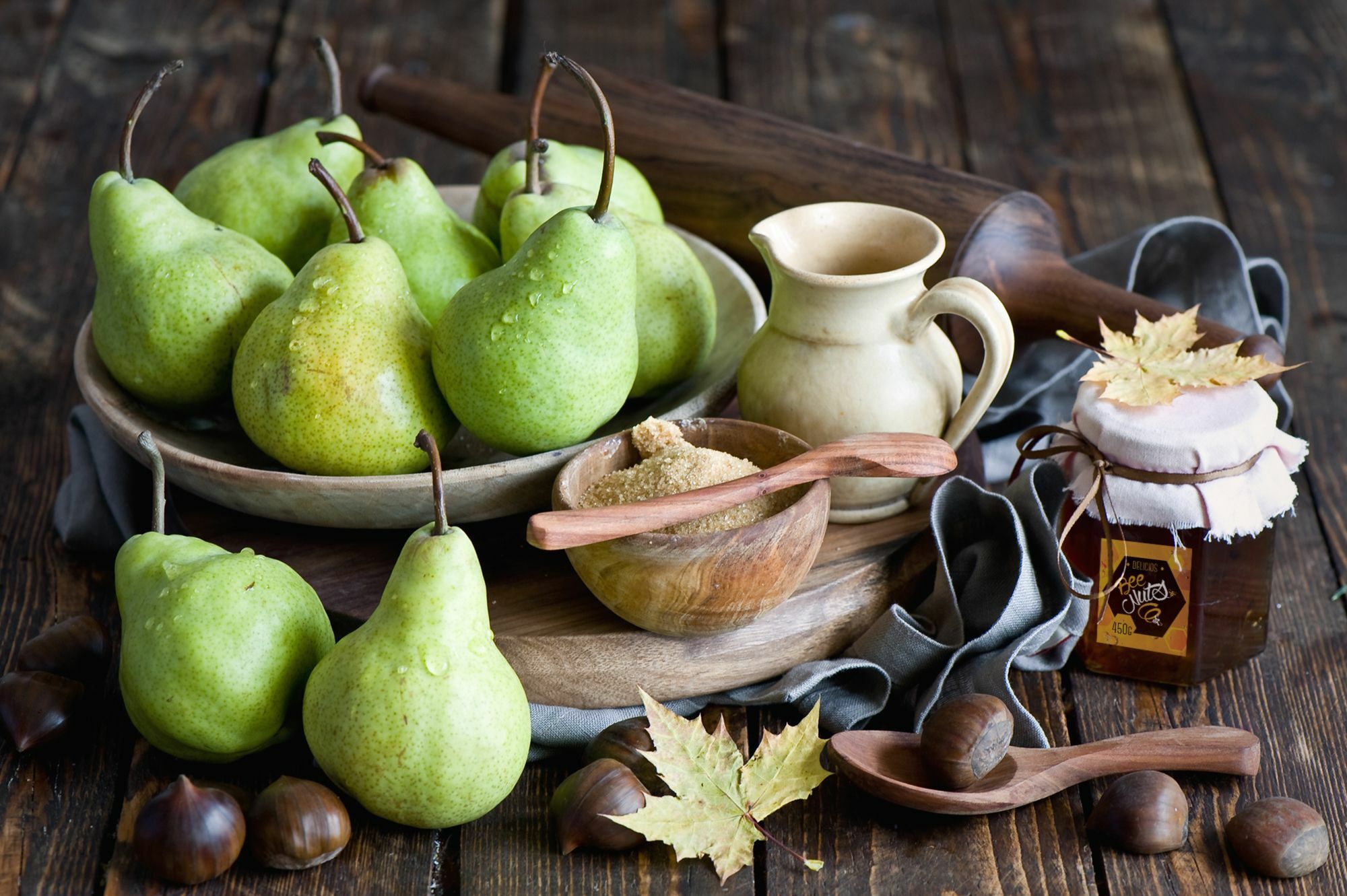Груши и каштановый мед