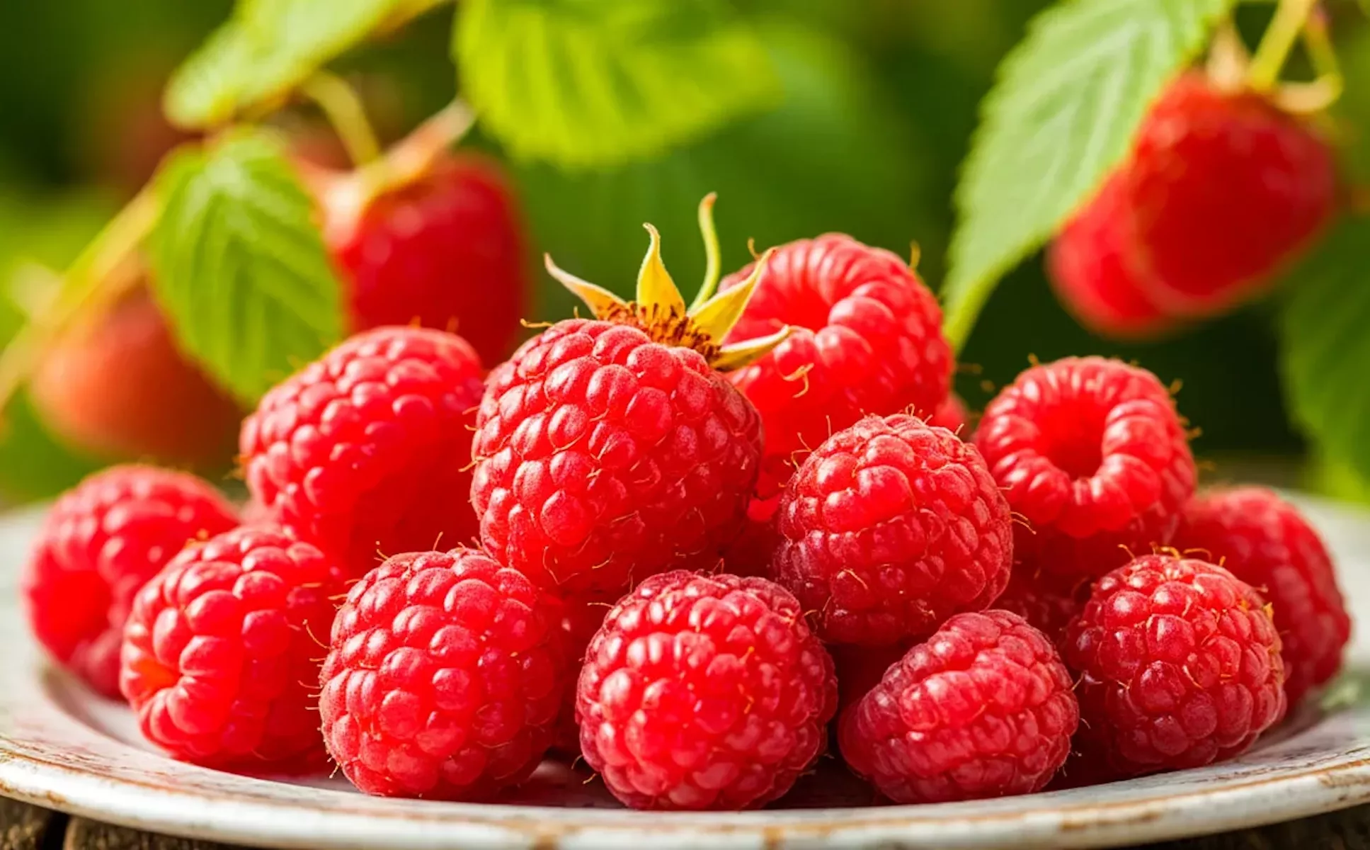 Ягоды малинки