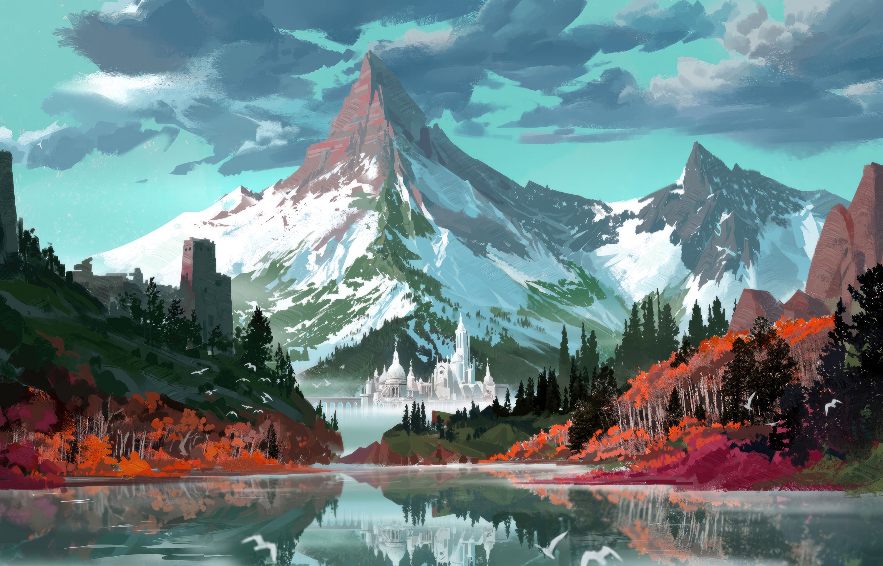 Замок под горой